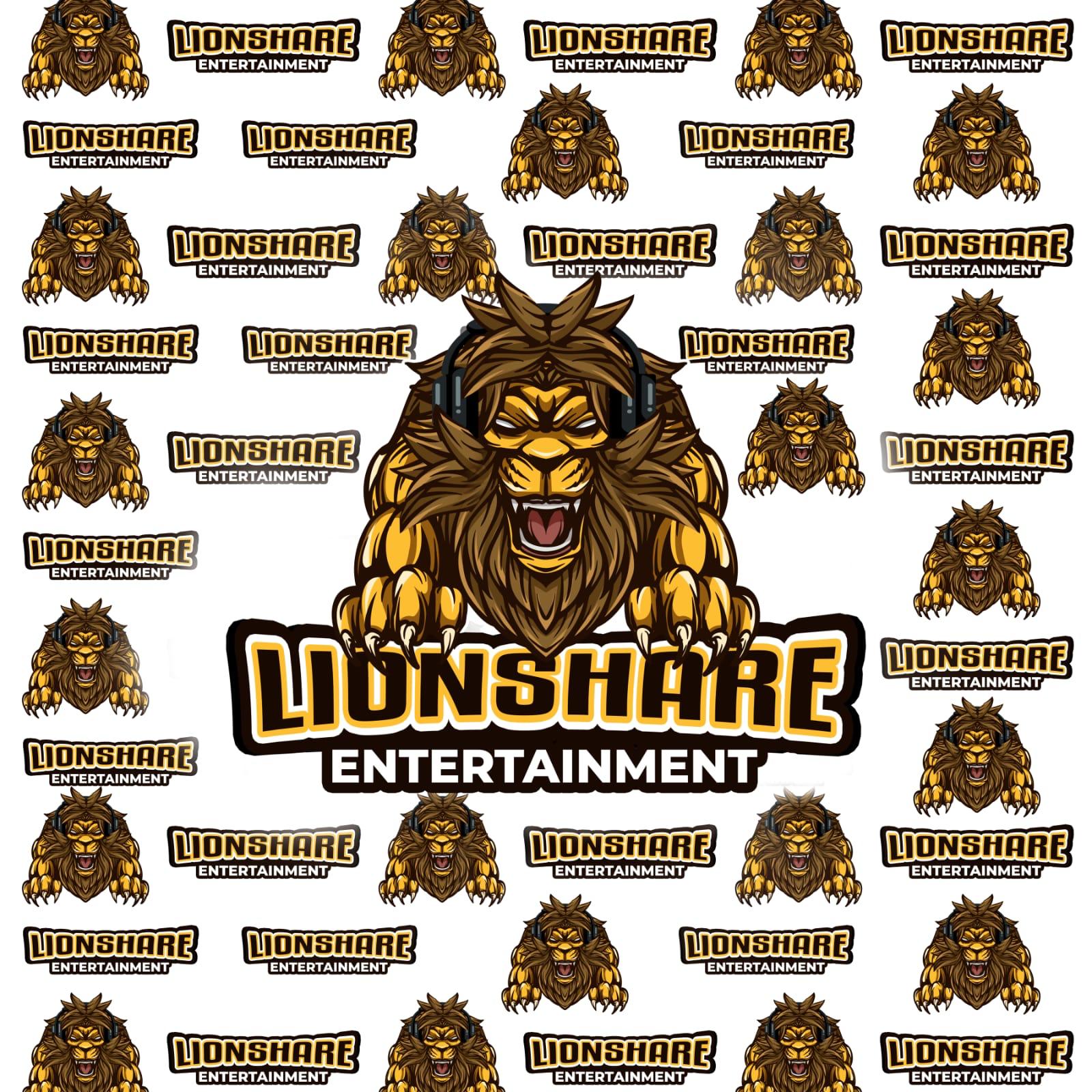 Lion Share Entertainment photobooth backdrop
